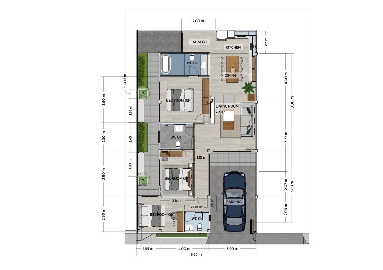 หมู่บ้านเจ้าฟ้าการ์เด้นโฮม เกาะแก้ว WR-03126 8