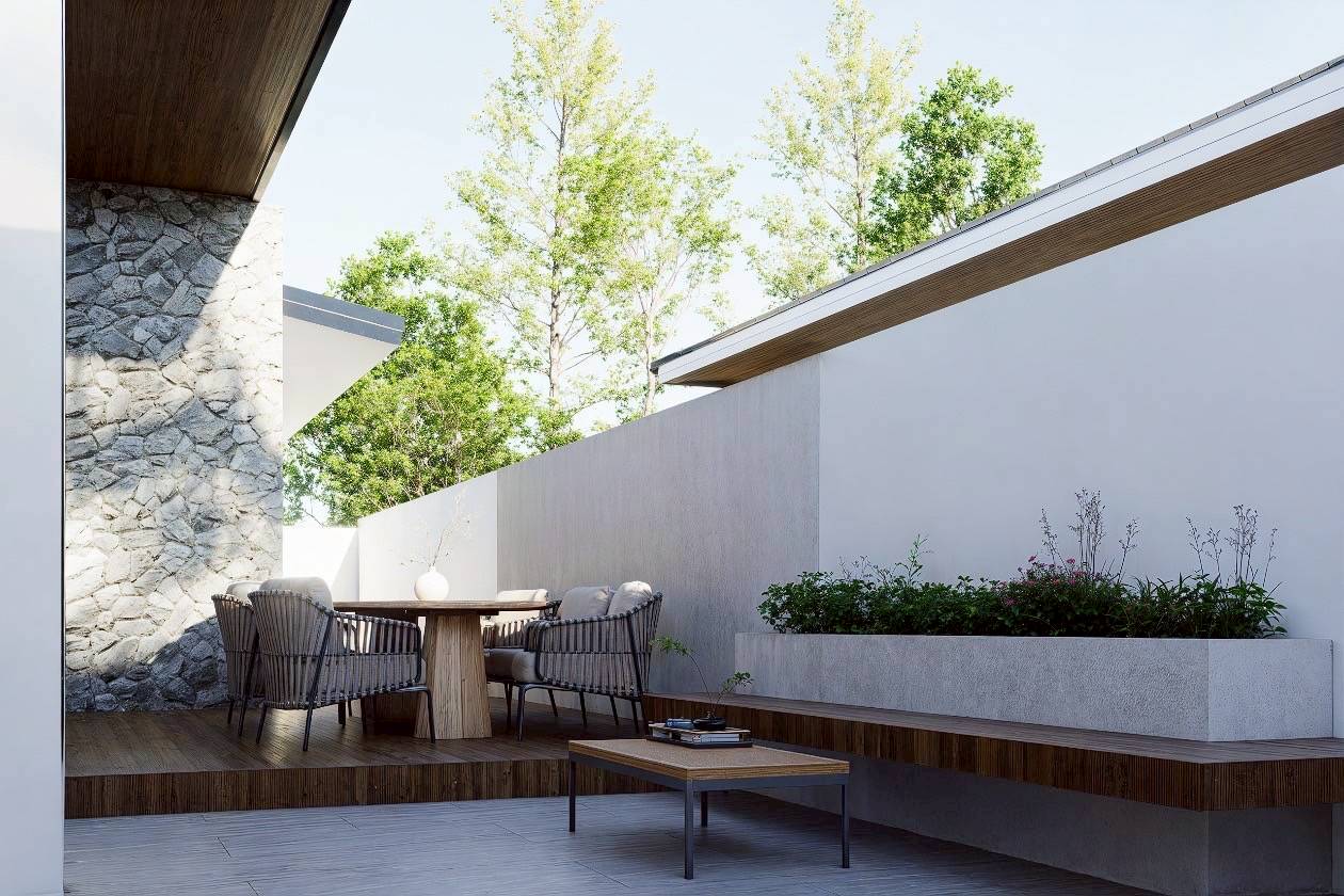 บ้านแฝดสไตล์ Modern Natural เกาะแก้ว WR-03724 6